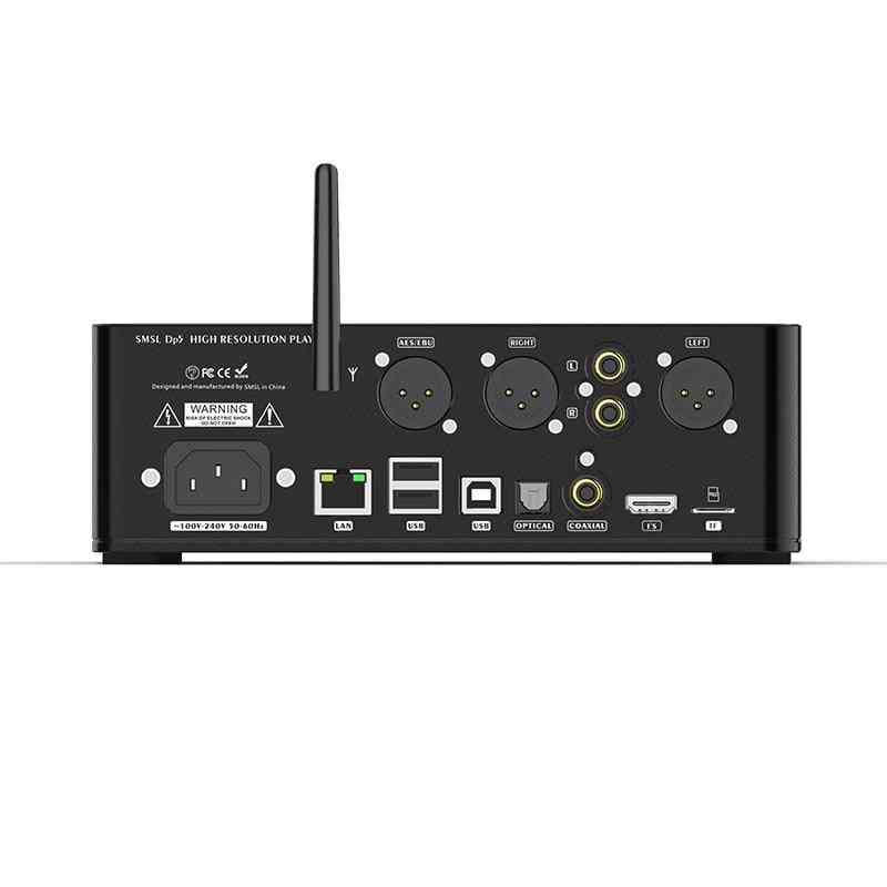 Smsl Dp5 Mqa Full Decoding Hifi Network Music Player, Es9038pro Steaming Playback Dsd256 Iis Usb Bluetooth Player
