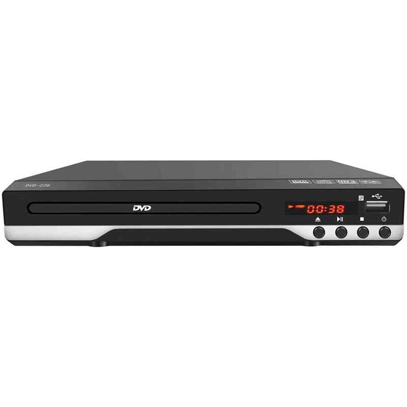 Portable, Compact Multi Region - Dvd/svcd/cd Player With Remote Control For Tv