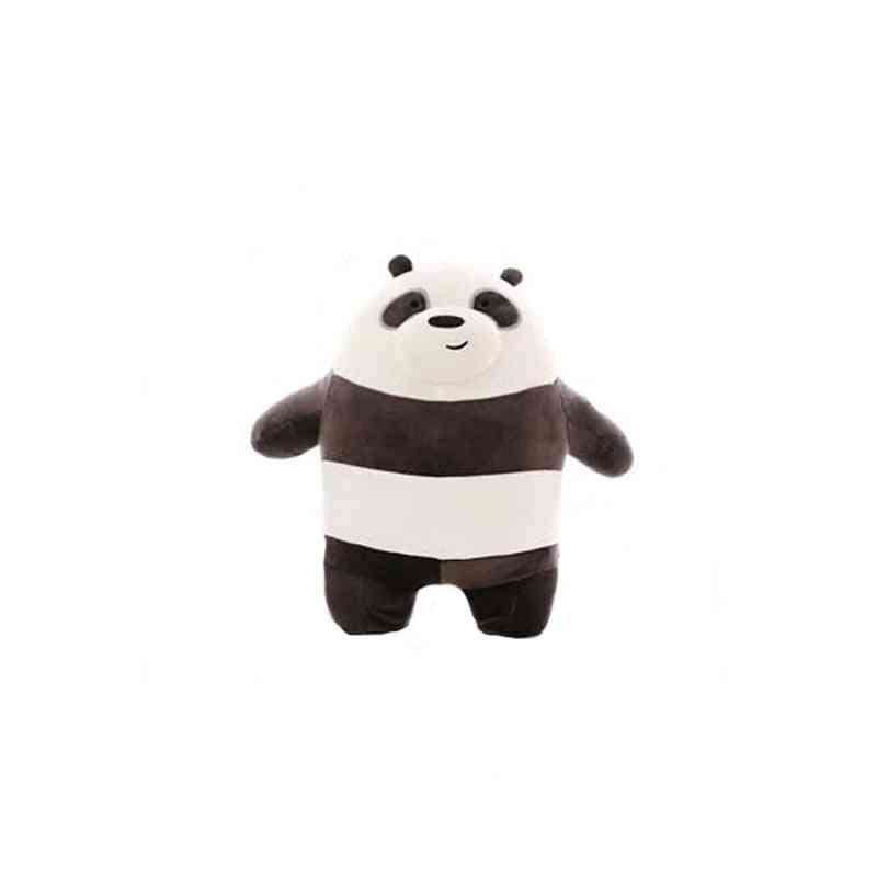 Anime Cartoon Three Bare Bears Very Soft Plush Doll - Cute Standing Panda