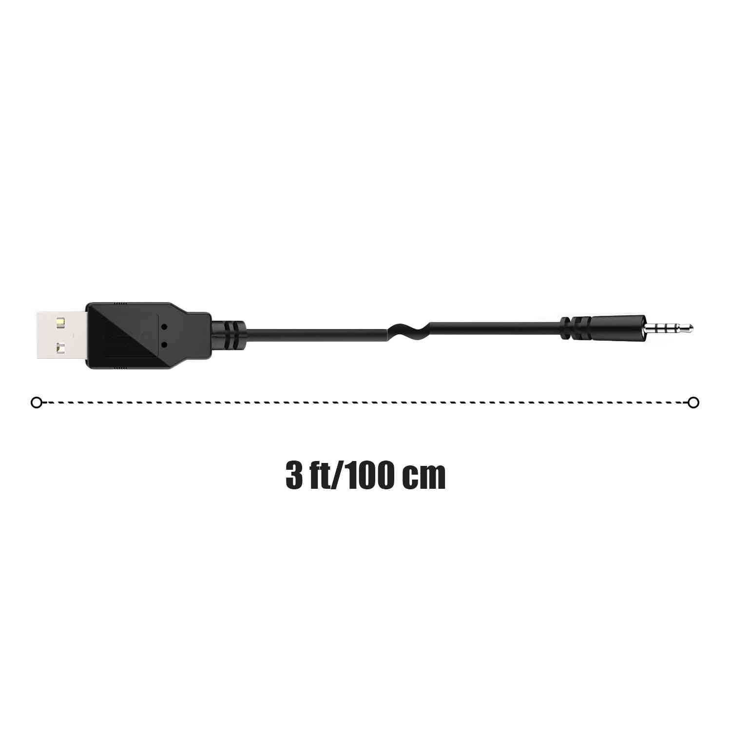 2.5mm Male Charger Cord-100cm
