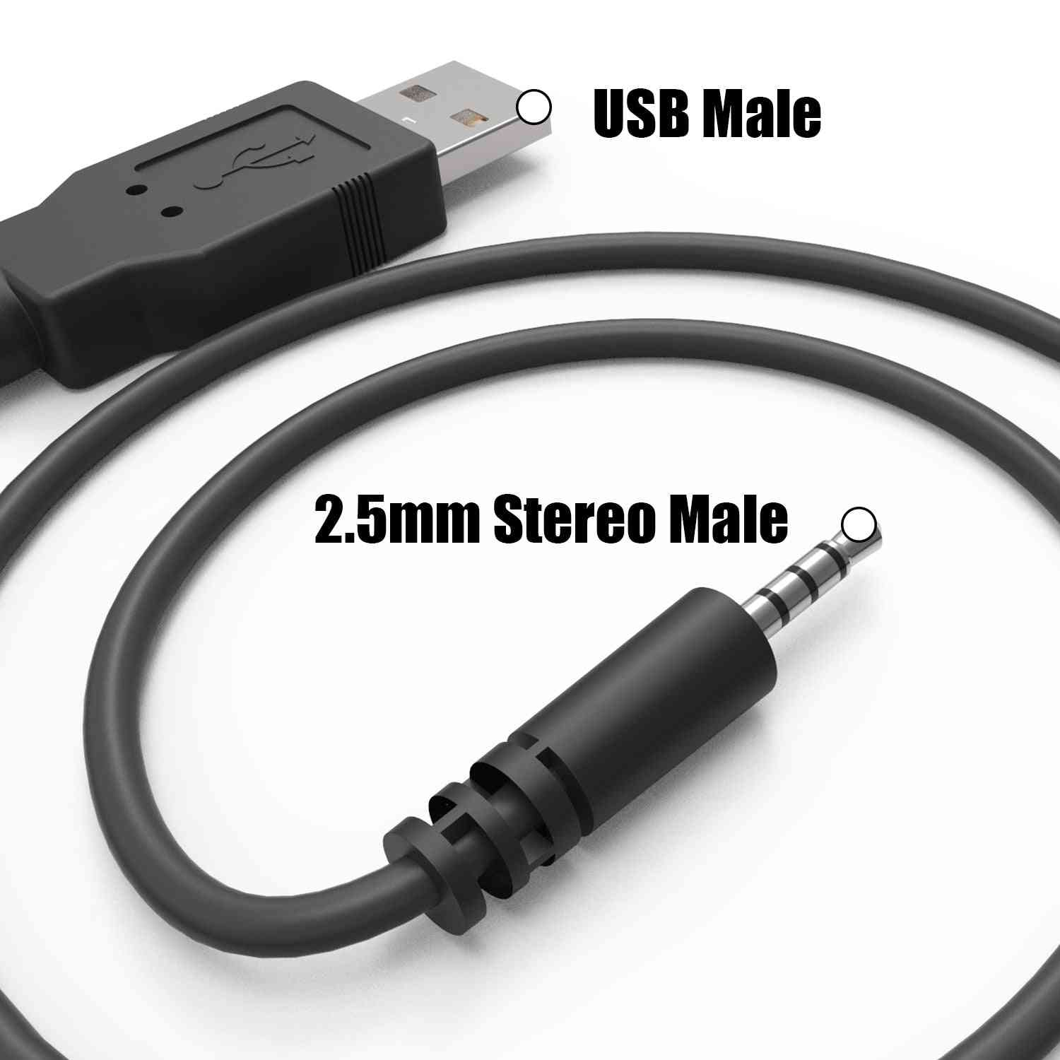 2.5mm Male Charger Cord-100cm