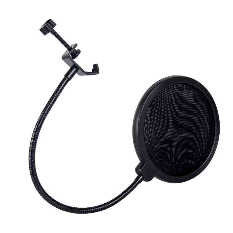 Durable Double Layer Windscreen Studio Microphone - And Pop Filter