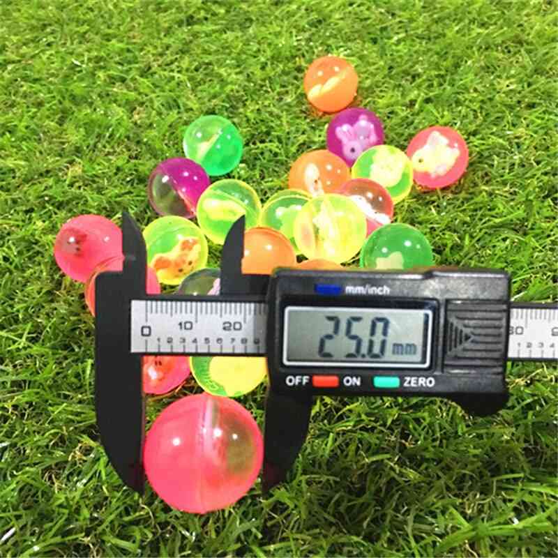 Zabawka dla dzieci mieszane odbijające się gumowe piłki - zabawki terenowe - 10 sztuk losowa piłka