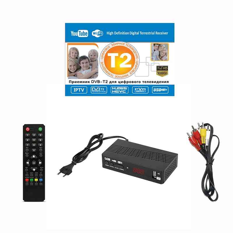 Dvb-t/dvb-t2 Tv Tuner Receiver - Full-hd 1080p Digital Television