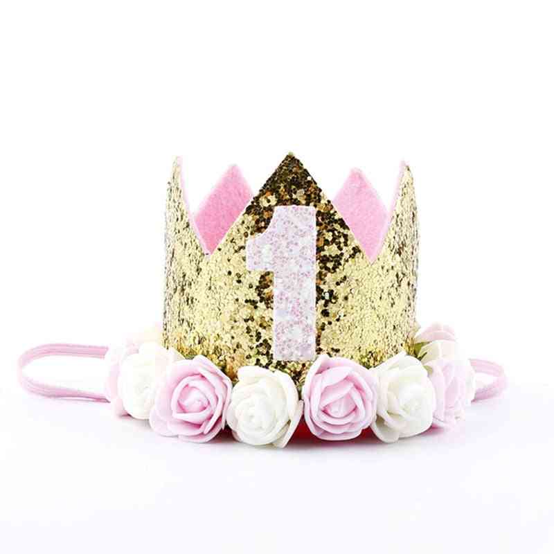 Birthday Hats - 1st / 2nd Year Old  Princess Crown