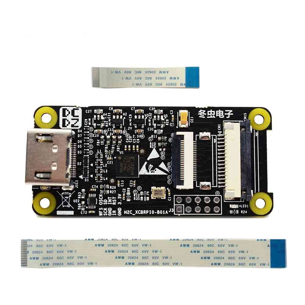 Raspberry pi hdmi adapter board hdmi interface naar csi-2 tc358743xbg voor 4b 3b 3b + zero g11-011 - zwart