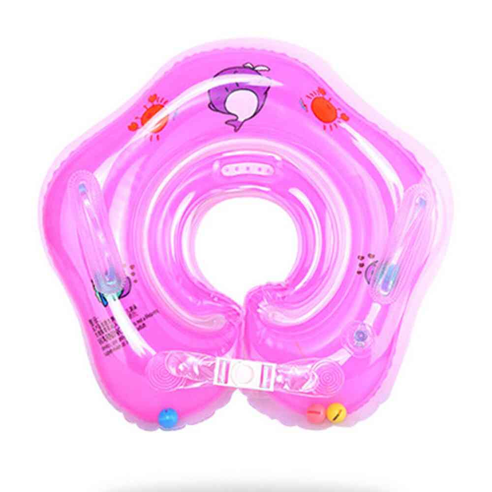 Swimming Baby Pool Inflatable Ring Baby Neck Inflatable Wheels For Newborns Bathing Circle Safety Neck Float