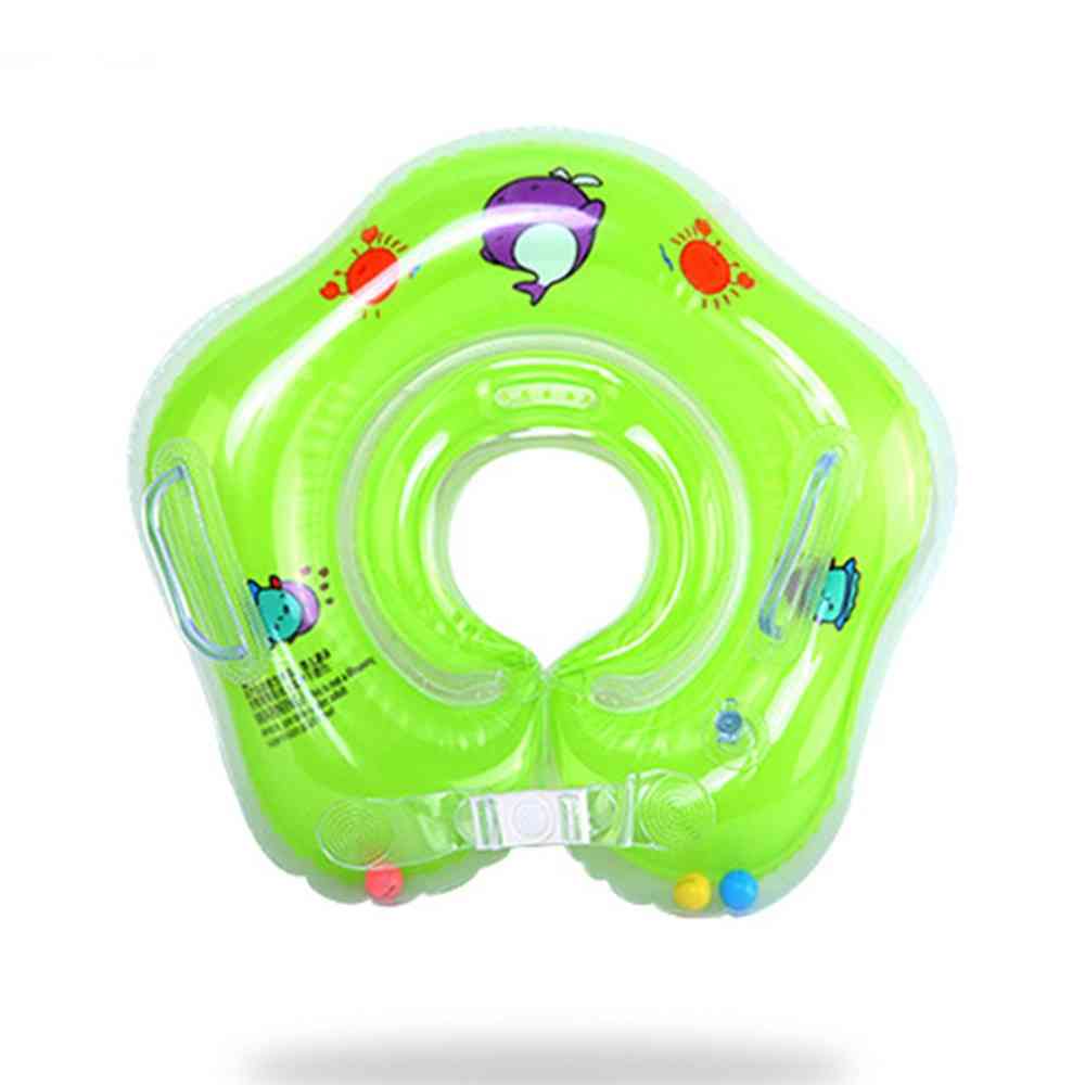 Swimming Baby Pool Inflatable Ring Baby Neck Inflatable Wheels For Newborns Bathing Circle Safety Neck Float
