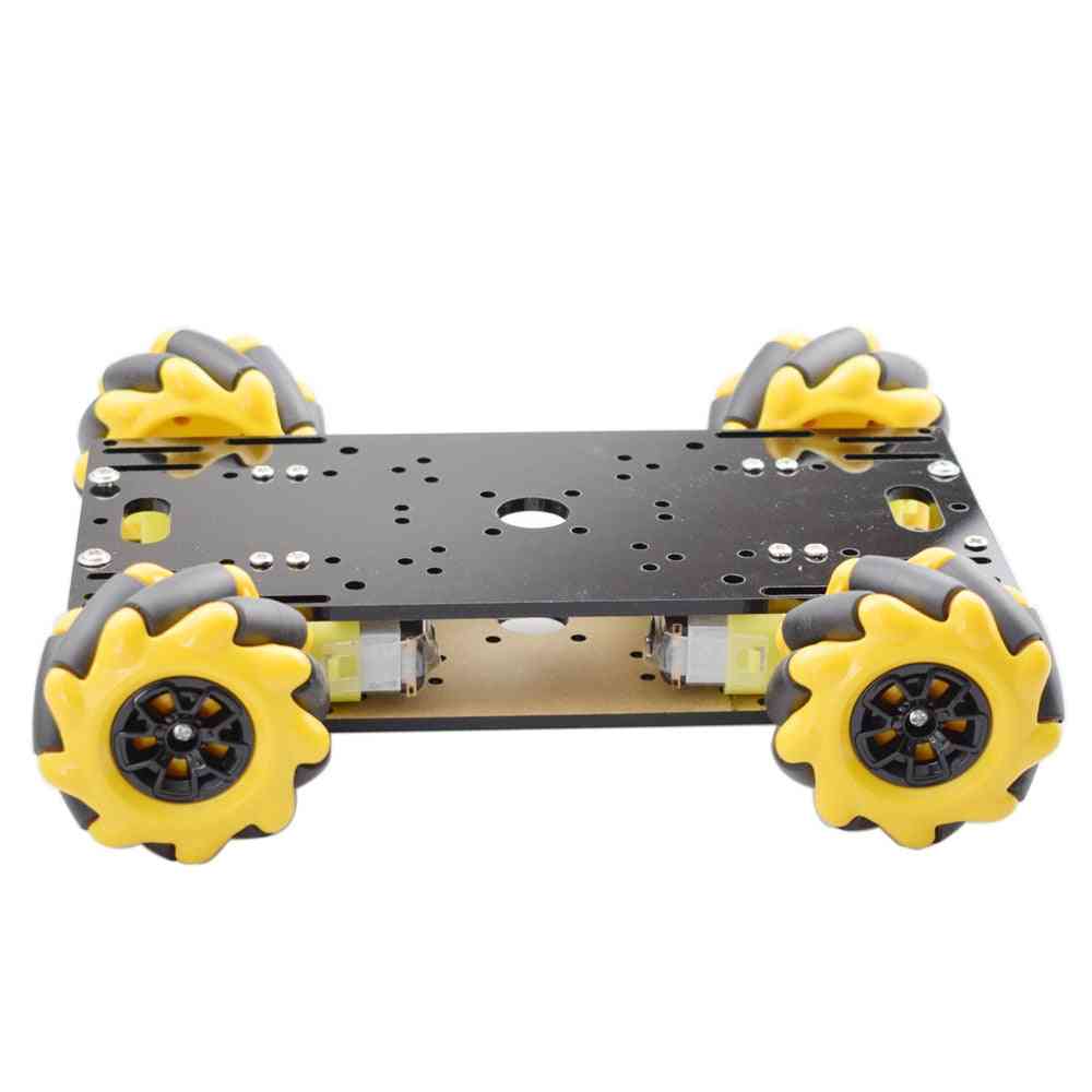 Double Chassis Mecanum Wheel Robot Car Kit With Tt Motor For Arduino