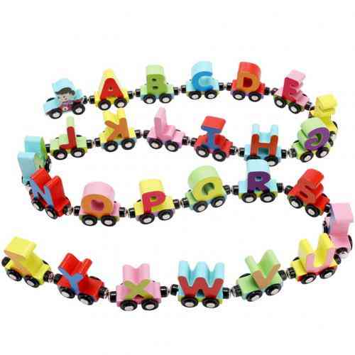 Número de carrinhos de trem de animais magnéticos, alfabeto infantil brinquedos educativos - 1 animal