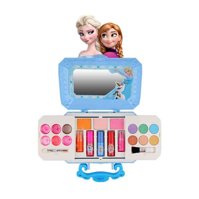 Disney Frozen Princess Elsa Beauty Mini Box, Washable Real's Makeup Set Girls Toys