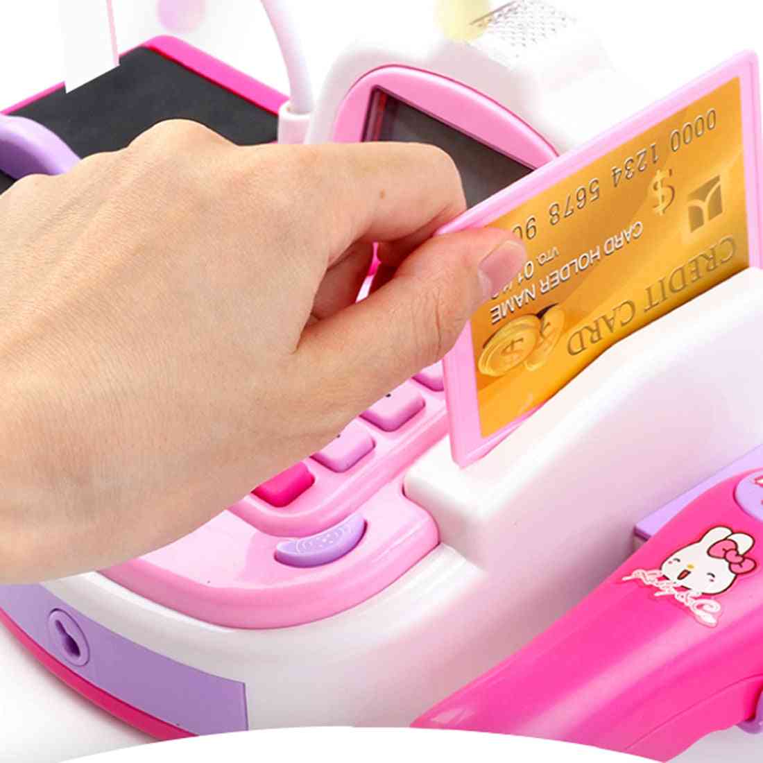 Kids Plastic Cash Register Cashier Pretend & Play