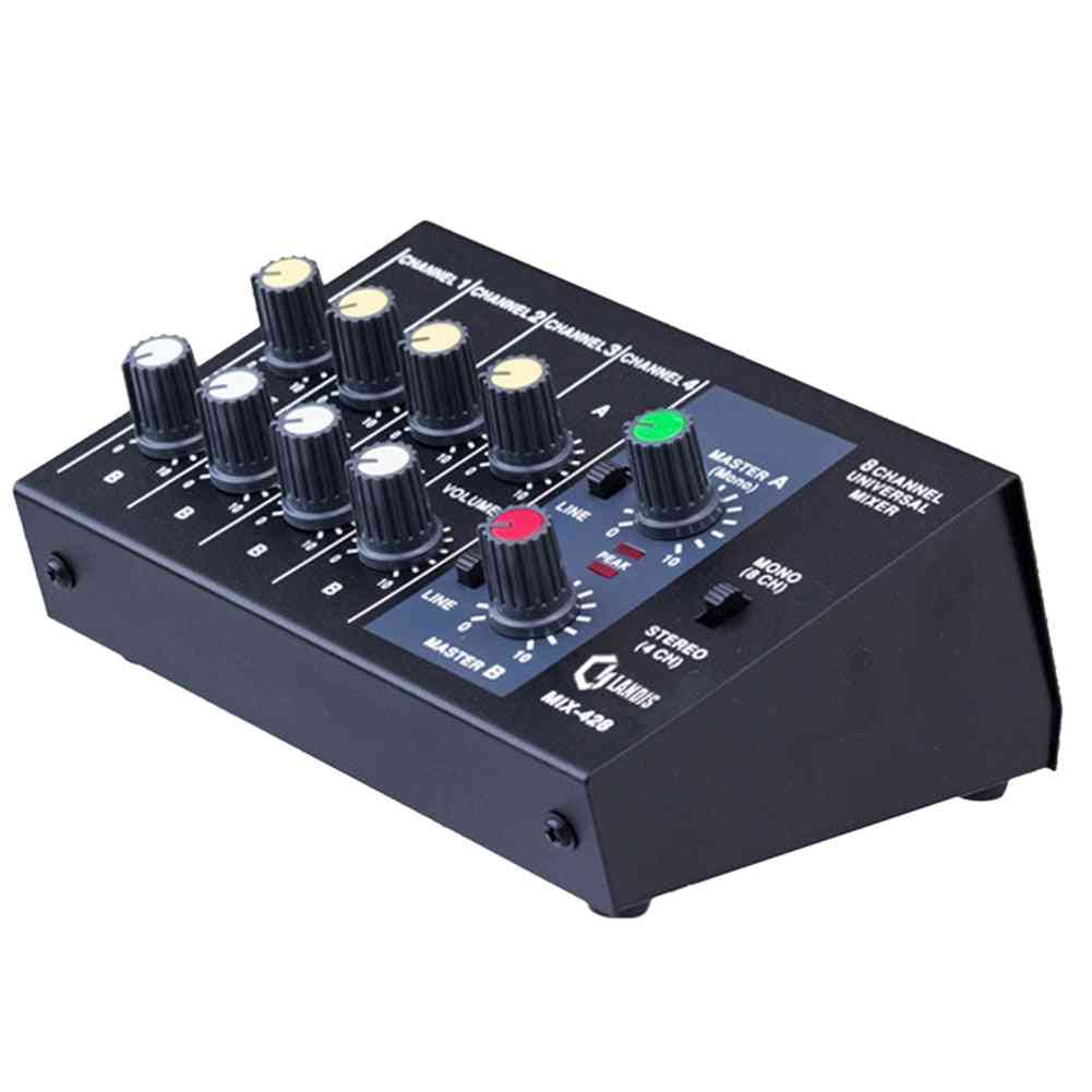 Mixing Console Adjusting Channel - Stereo Universal, Digital Karaoke Panel Sound For Microphone