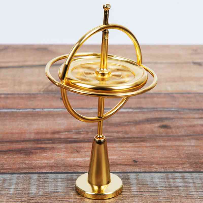 Creative Scientific Educational Metal Finger Gyroscope Classic Traditional Learning Toy