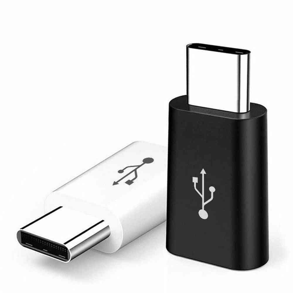 Micro Usb -type C, Female To Male Adapter Converter