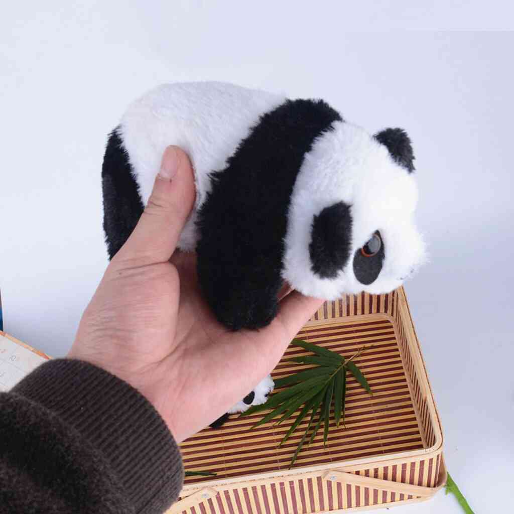 17 * 8 * 11 cm schattige elektrische muzikale dier walking panda-speelgoed educatief voor baby kinderen (zoals afgebeeld) -