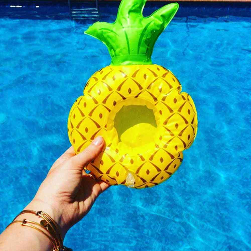 Ovocný vzor, nafukovací držáky nápojů pro bazén a letní párty