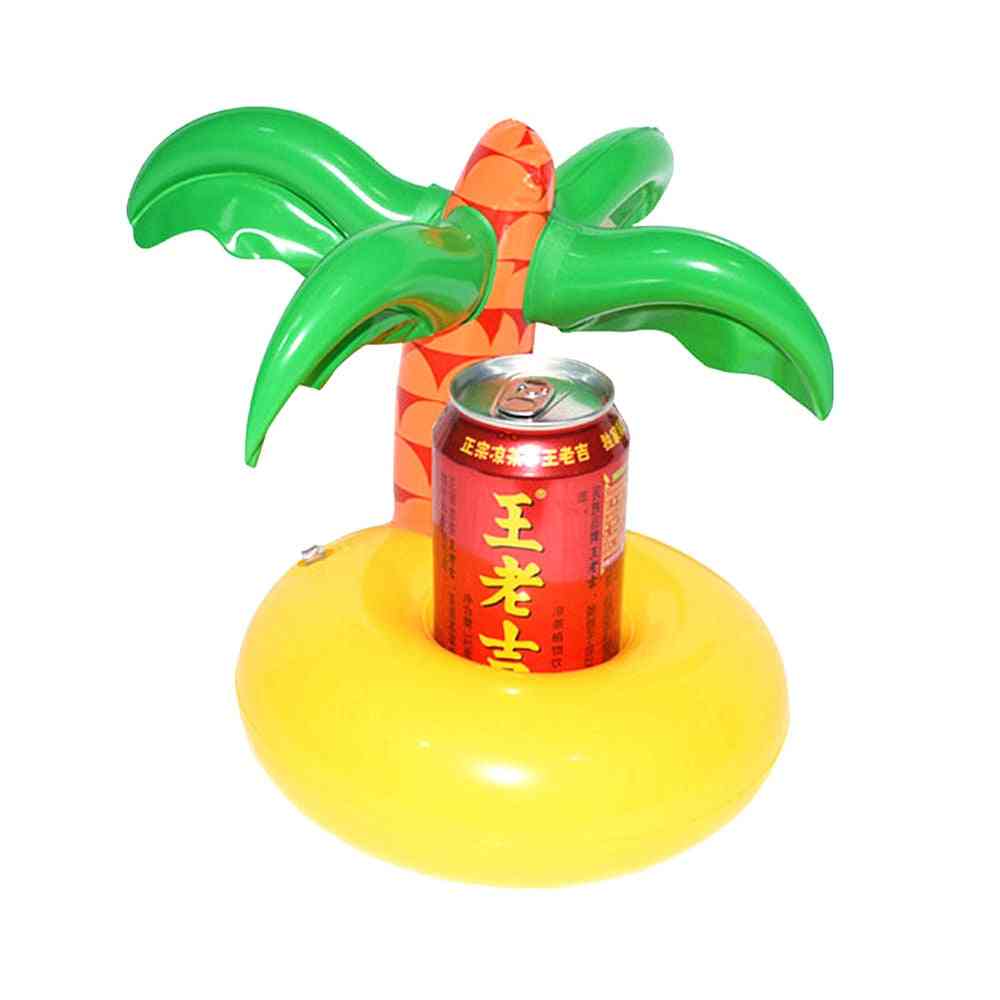 Sostenedor inflable para bebidas con patrón de frutas accesorios para la piscina- lindo portavasos para bebidas juguete de fiesta de verano - 01
