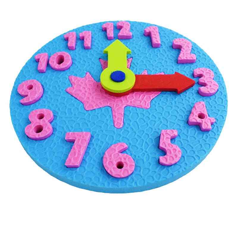 Diy Manual Eva Clock Teaching-educational Toy