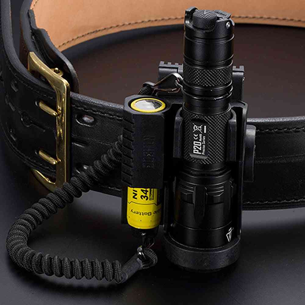 1800 Lms 18650 Usb Port, Rechargeable Battery - Nth10 Holster Led Torch