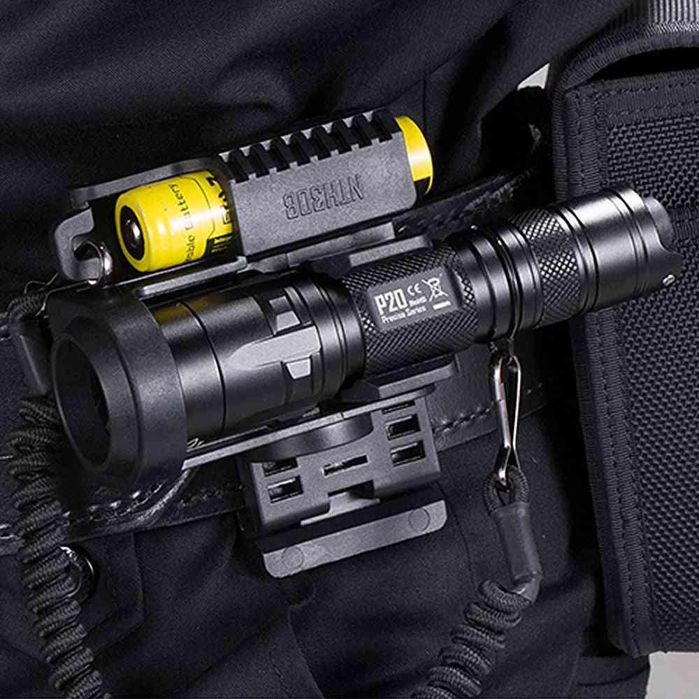 1800 Lms 18650 Usb Port, Rechargeable Battery - Nth10 Holster Led Torch