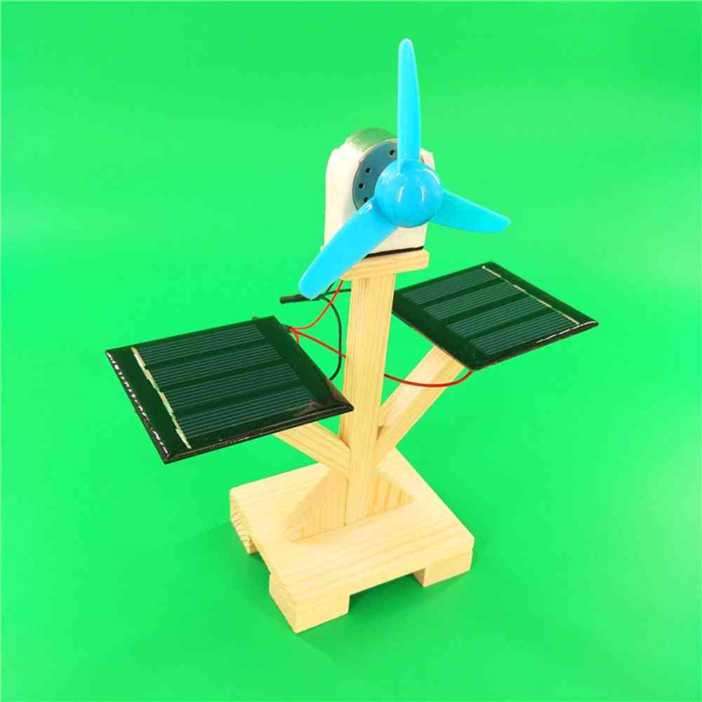 Kompleti gradbenega materiala za model solarnega ventilatorja - odkritje znanstvenega eksperimenta hibridnega pogona
