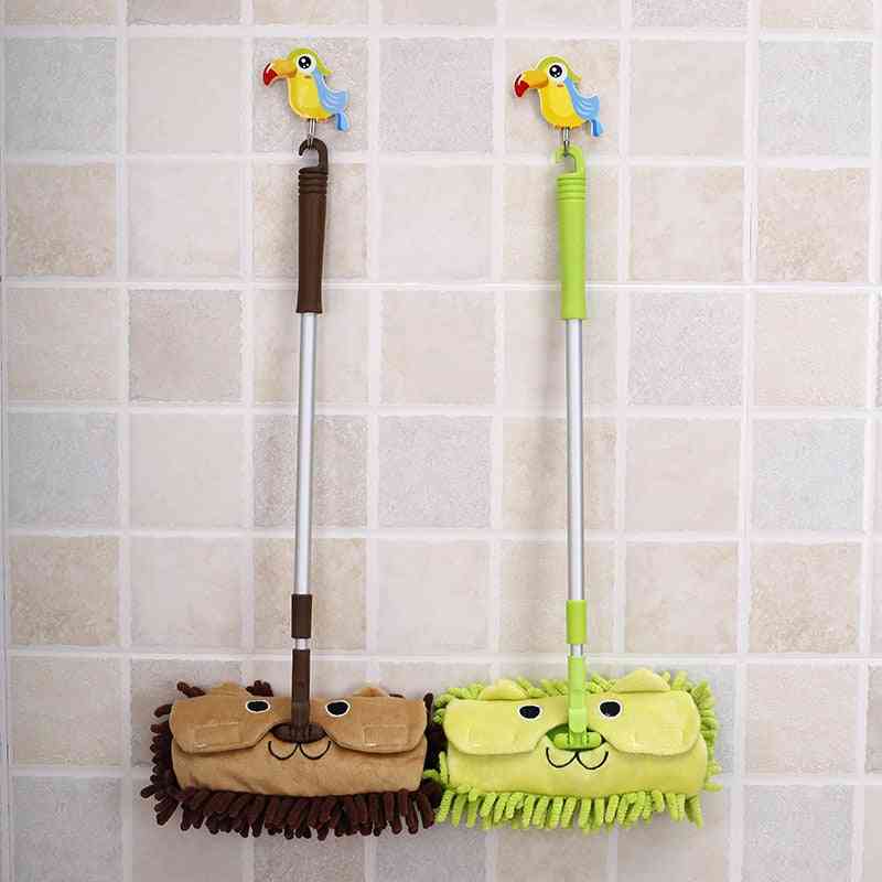 Cute Cartoon Pattern Mini Mop,  Broom And Dustpan Set-cleaning Tool