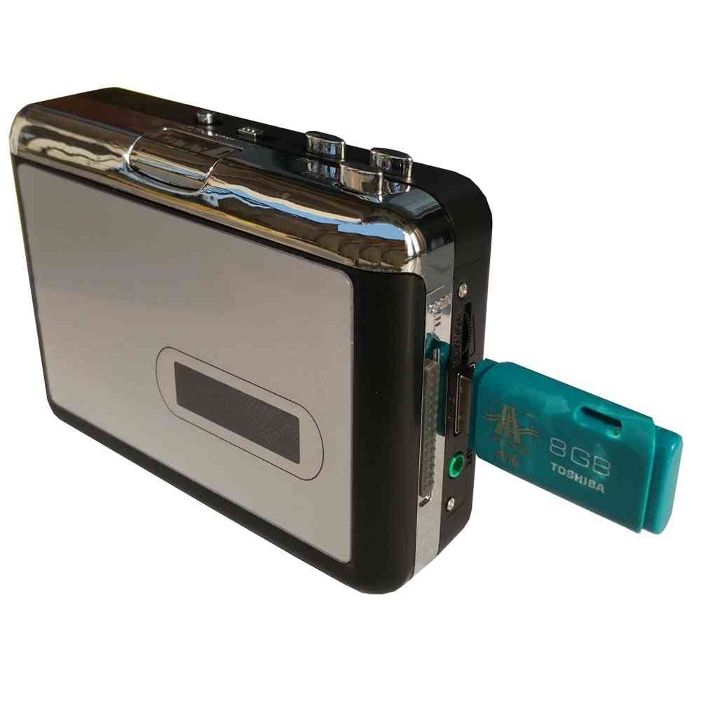 улавяне на конвертор на касета в mp3, конвертирайте стара касета в mp3, запазете директно в USB твърд диск
