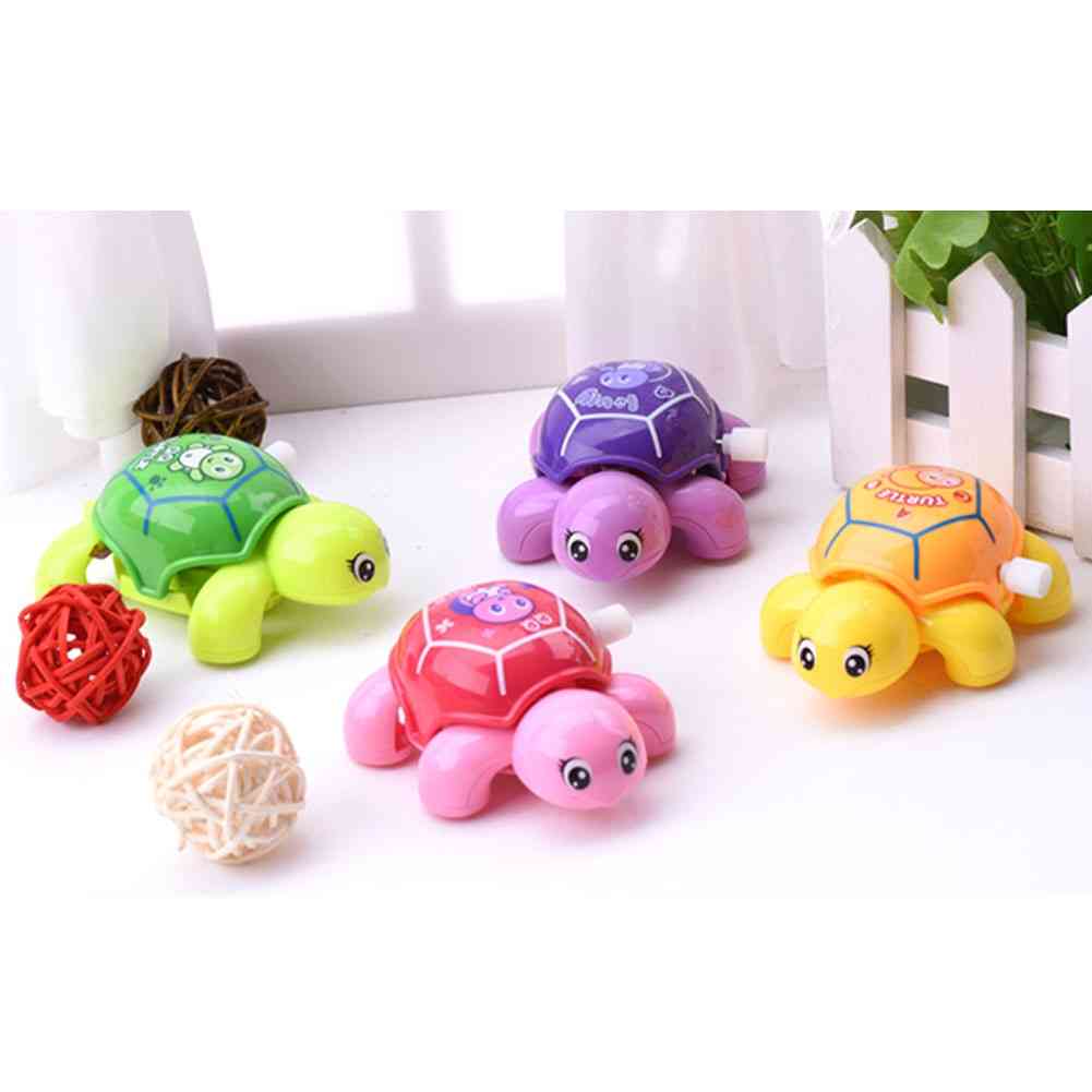 Mini mechanizm zegarowy żółw zabawki dla dzieci - słodkie małe zwierzątko nakręcane zabawki dla dzieci -