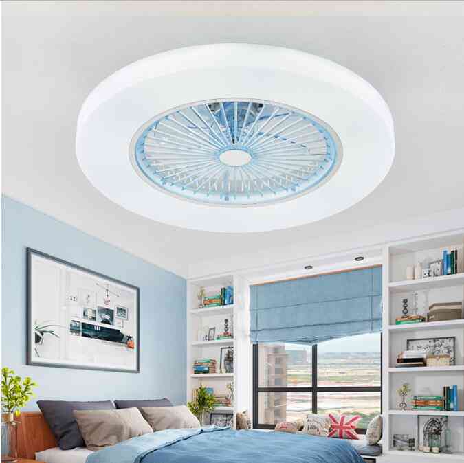 72w Led Dimming Remote Control Ceiling Fans Lamp