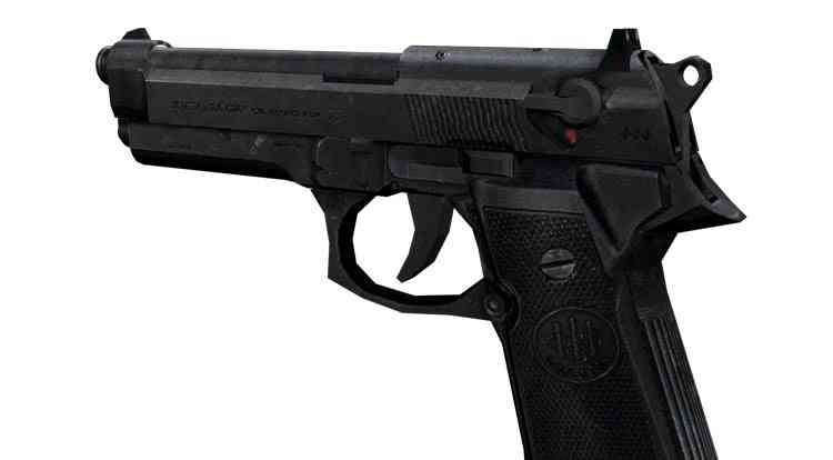 Belletta M9 Pistol Paper Model Weapon Gun- 3d Handmade Drawings Military Jigsaw Puzzle