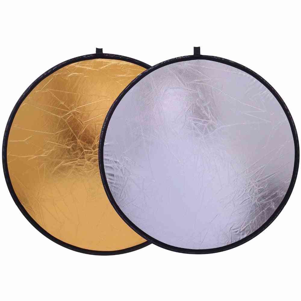 Handhold, Collapsible And Portable Disc Light Reflector For Photography