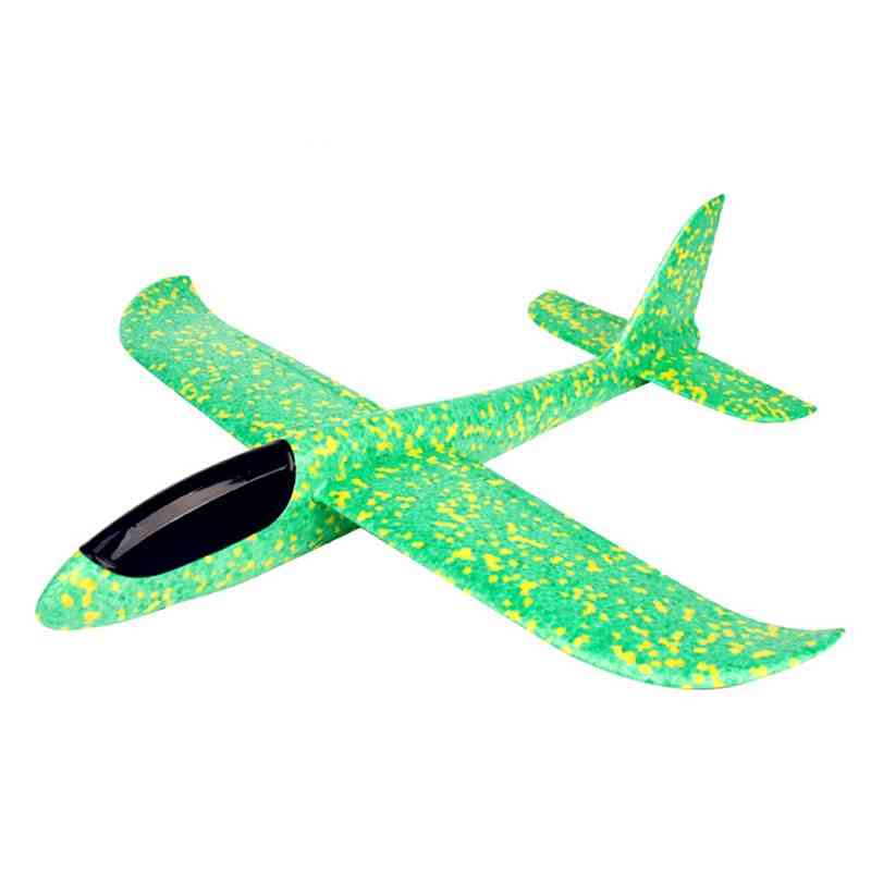 Children's Hand Throwing Flying Toy, Large Glider Aircraft Foam Plastic Airplane Model Toy
