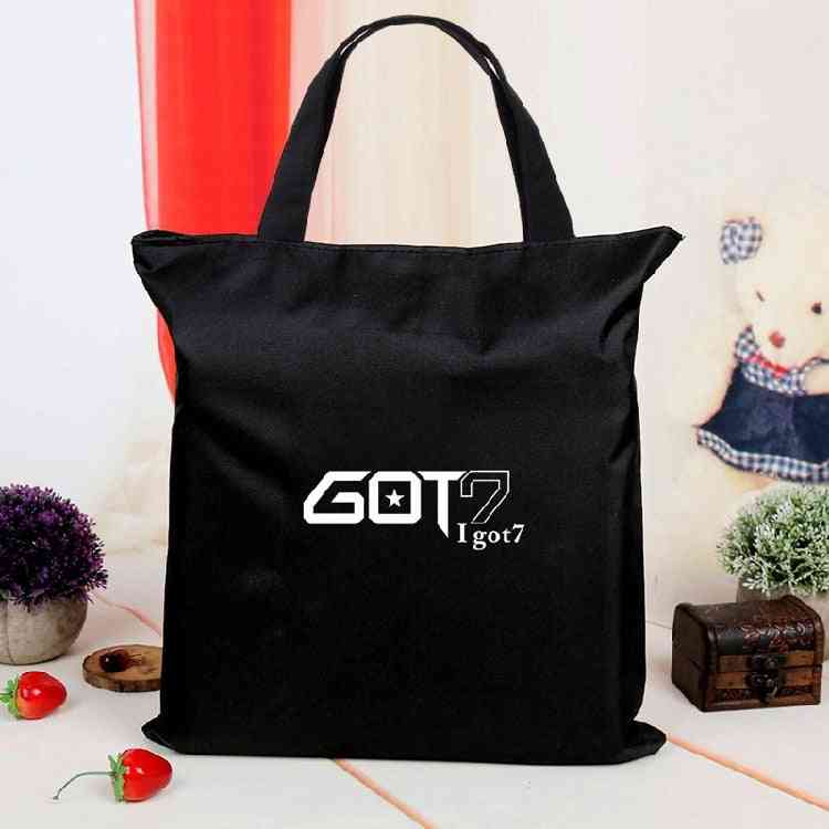 Got7 plátěná taška neformální taška, kpop fanoušci kolekce
