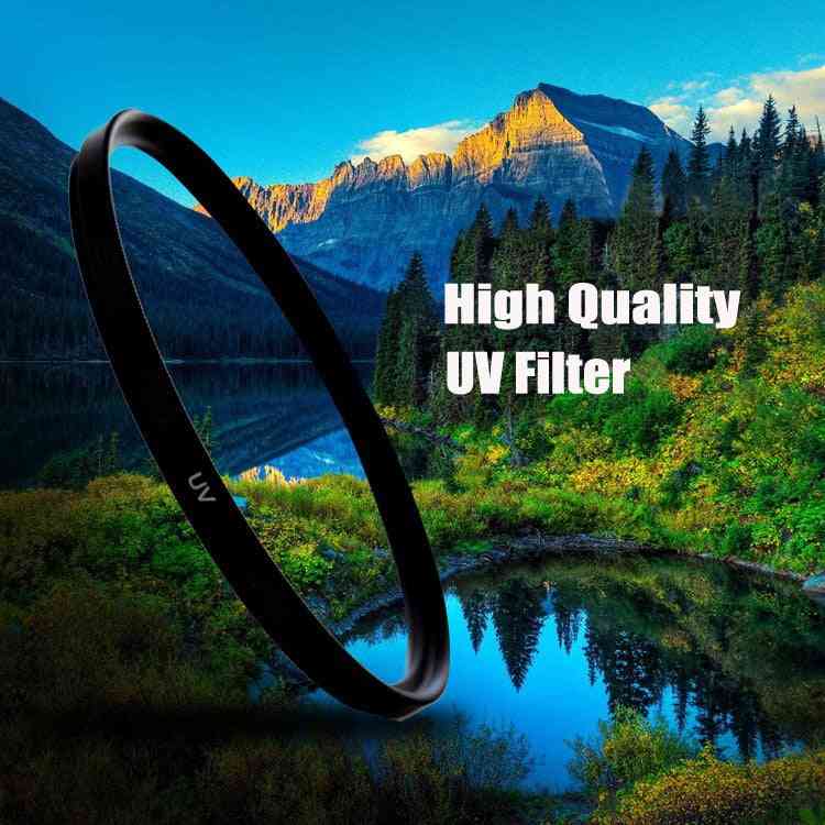 Filtro uv filtro filtro 49mm 52mm 55mm 58mm 62mm 67mm 72mm 77mm 82mm lente proteggi all'ingrosso per canon nikon sony dslr - imballaggio da boxe / 37mm