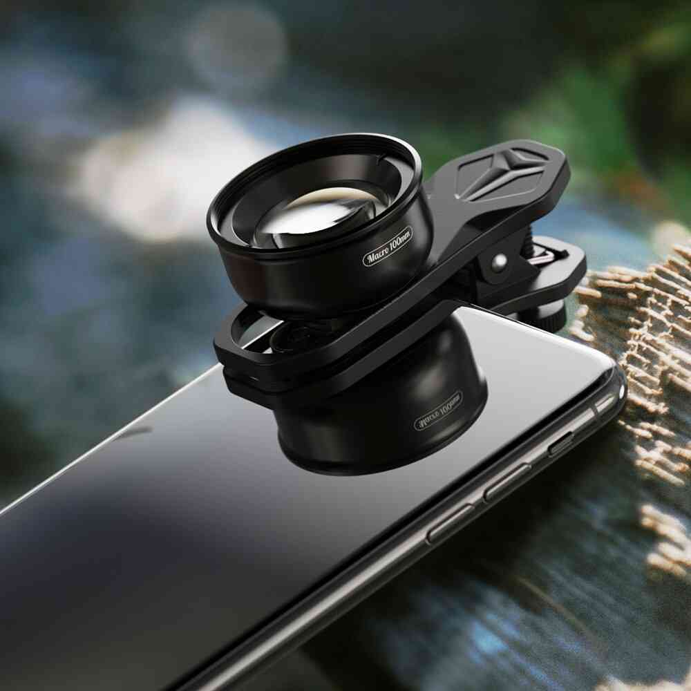 Obiektyw aparatu fotograficznego super makro 100 mm HD Optic 10x dla wszystkich smartfonów -