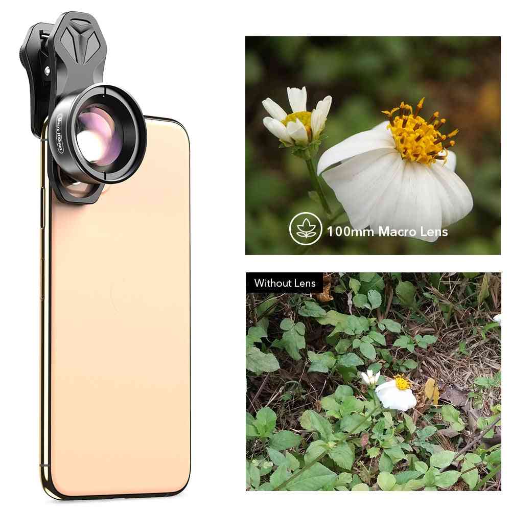 Obiettivo della fotocamera del telefono super macro da 100 mm ottica hd 10x per tutti gli smartphone -