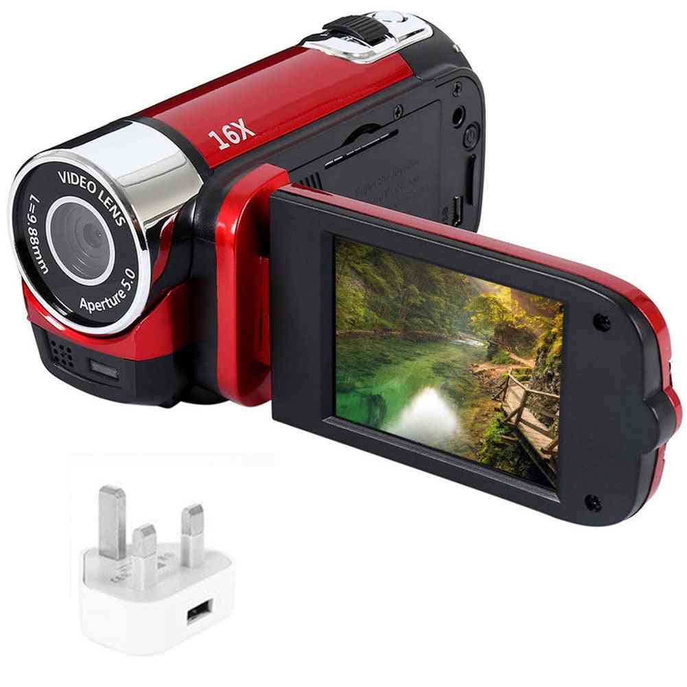 1080p digitalkamera högupplöst LED-ljusstyrd selfie anti-skakning nattsyn tydlig bärbar professionell fotografering