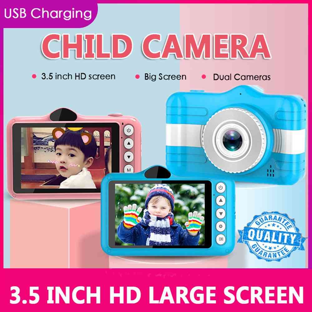 Lasten minikamera-videokamera-lelu, söpö-videokamera ladattava digitaalikamera, lasten koulutuslelu
