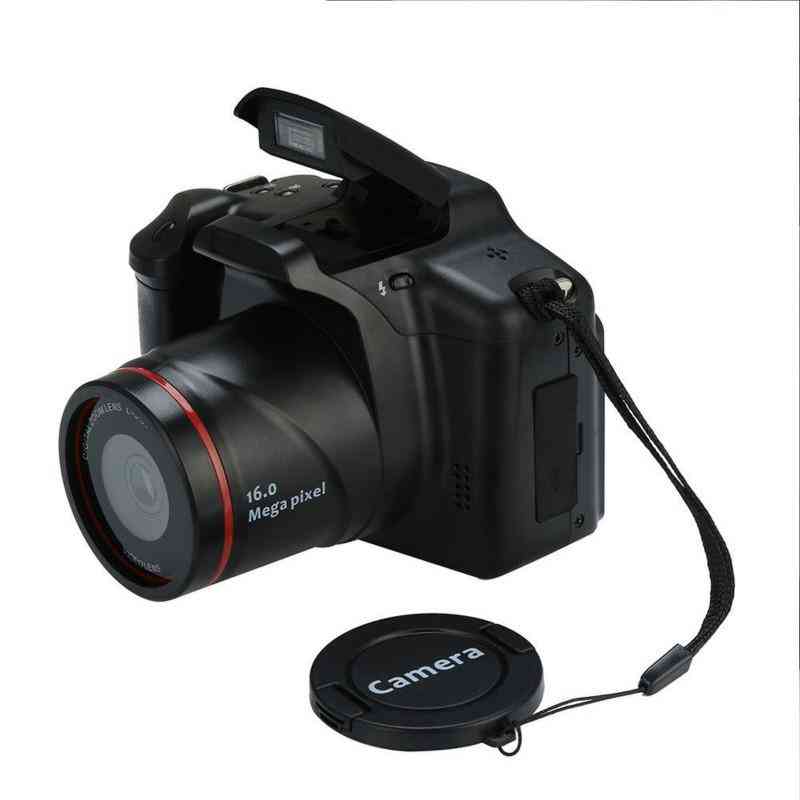 Hd 1080p videokamera handhållen digital kamera 16x digital zoom de video (svart videokamera)