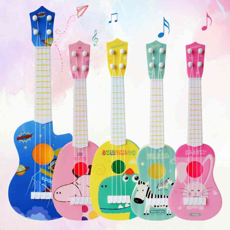 Mini Four Strings Ukulele Guitar Musical Instrument Kids Early Educational