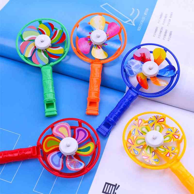 Jucărie pentru fluierul morii de vânt pentru copii, fluierul colorat al morii de vânt petrecere de jucărie de dezvoltare muzicală