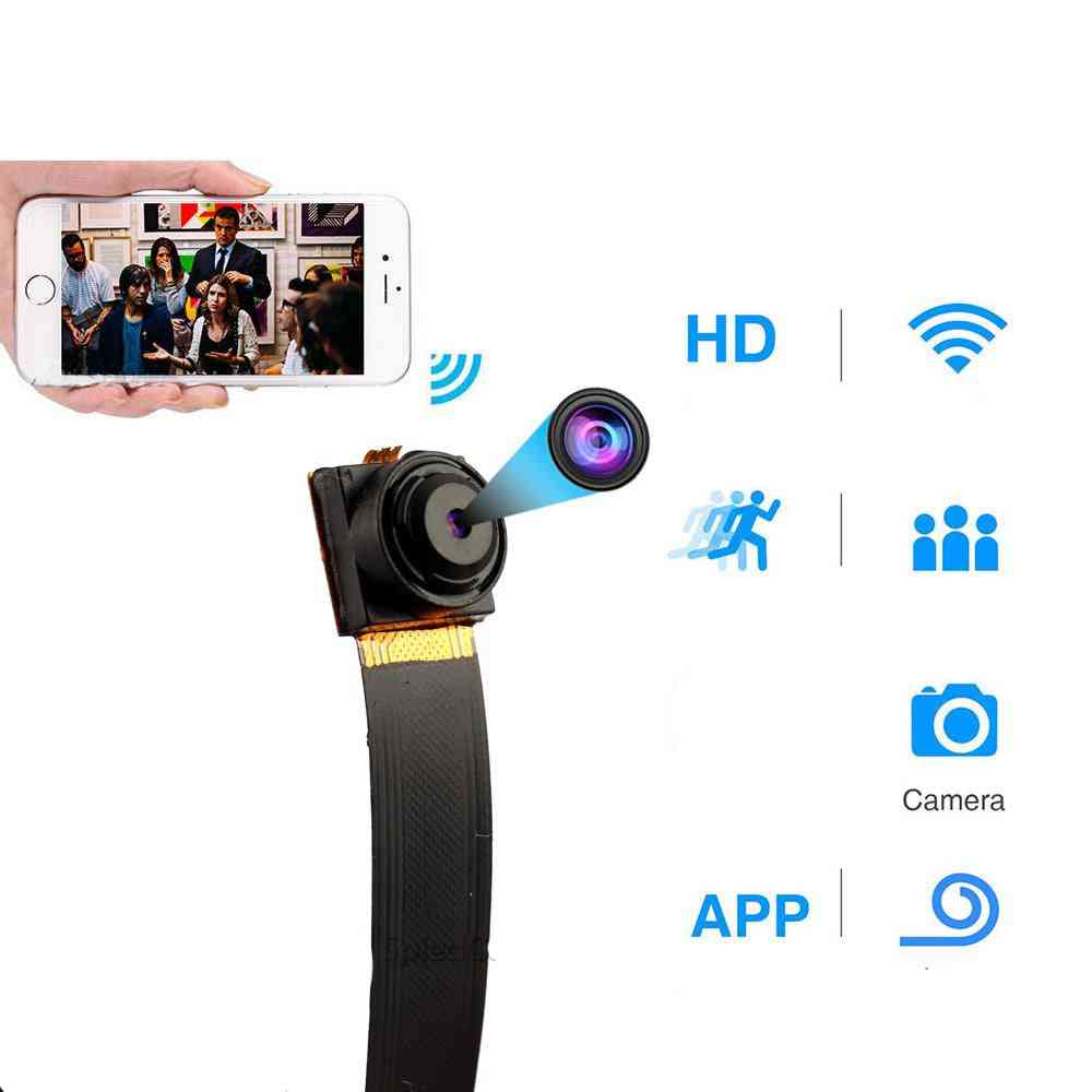 1080p full hd, ultra-mini wifi fleksibilna nadzorna kamera