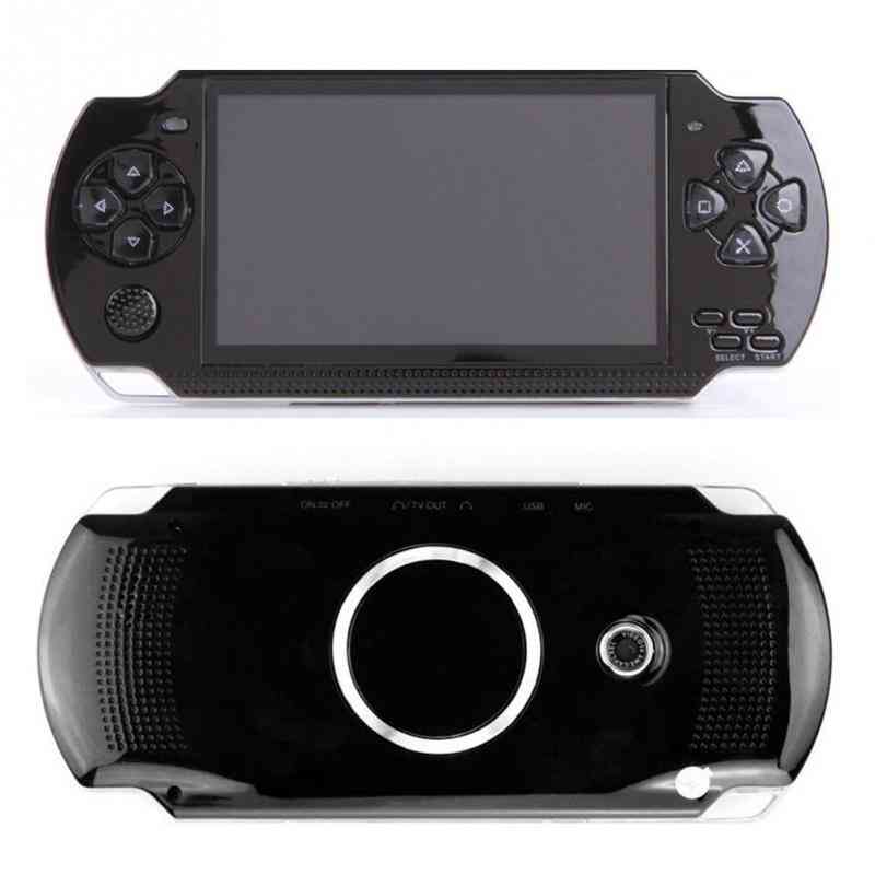 קונסולת משחק כף יד 4.3 אינץ '8 גרם מסך הפעלה קלה mp3 mp4 נגן mp5 נגן למשחק PSP משחק, מצלמה, וידאו, ספר אלקטרוני - שחור