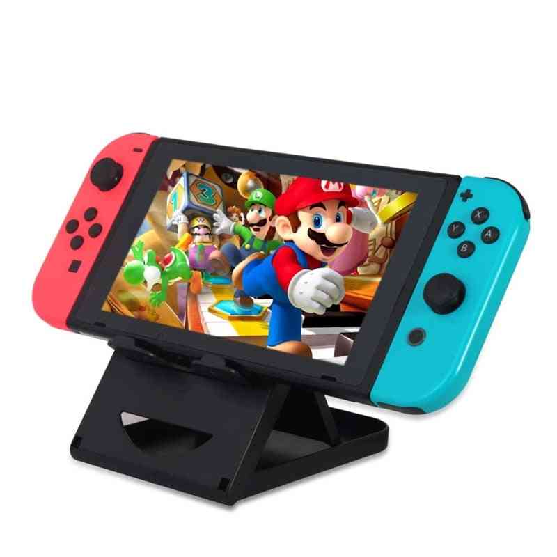 Opvouwbare abs compacte beugel play stand houder voor nintendo nintend switch console controller -