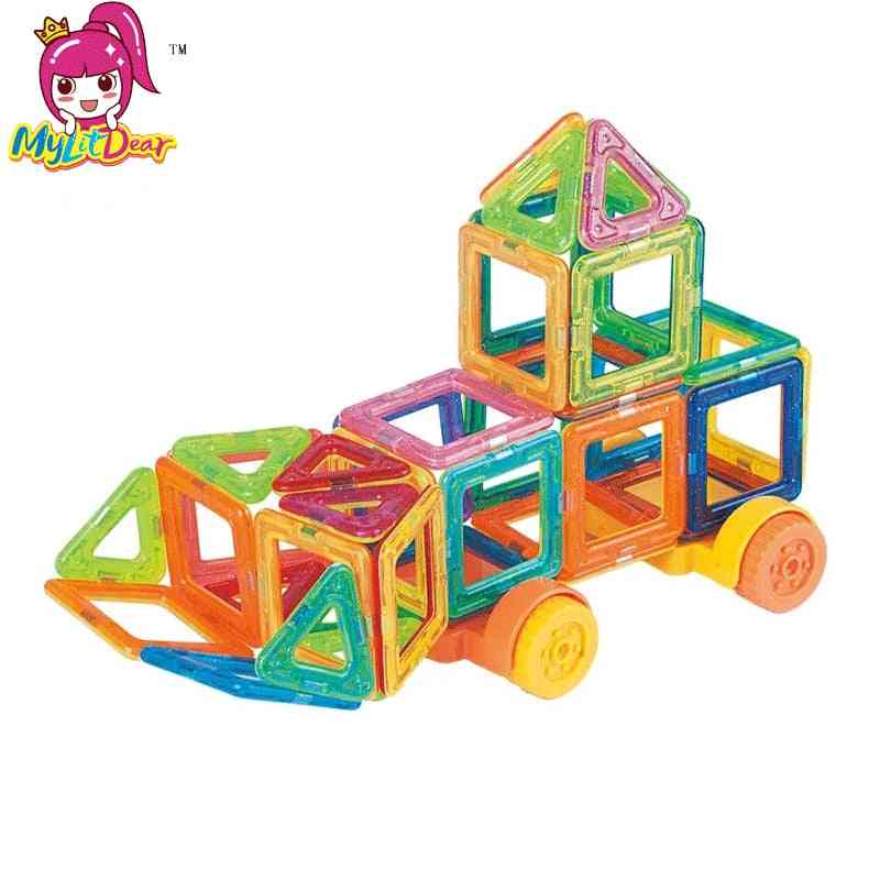 3d Mini Magnetic Construction Building Blocks Toy