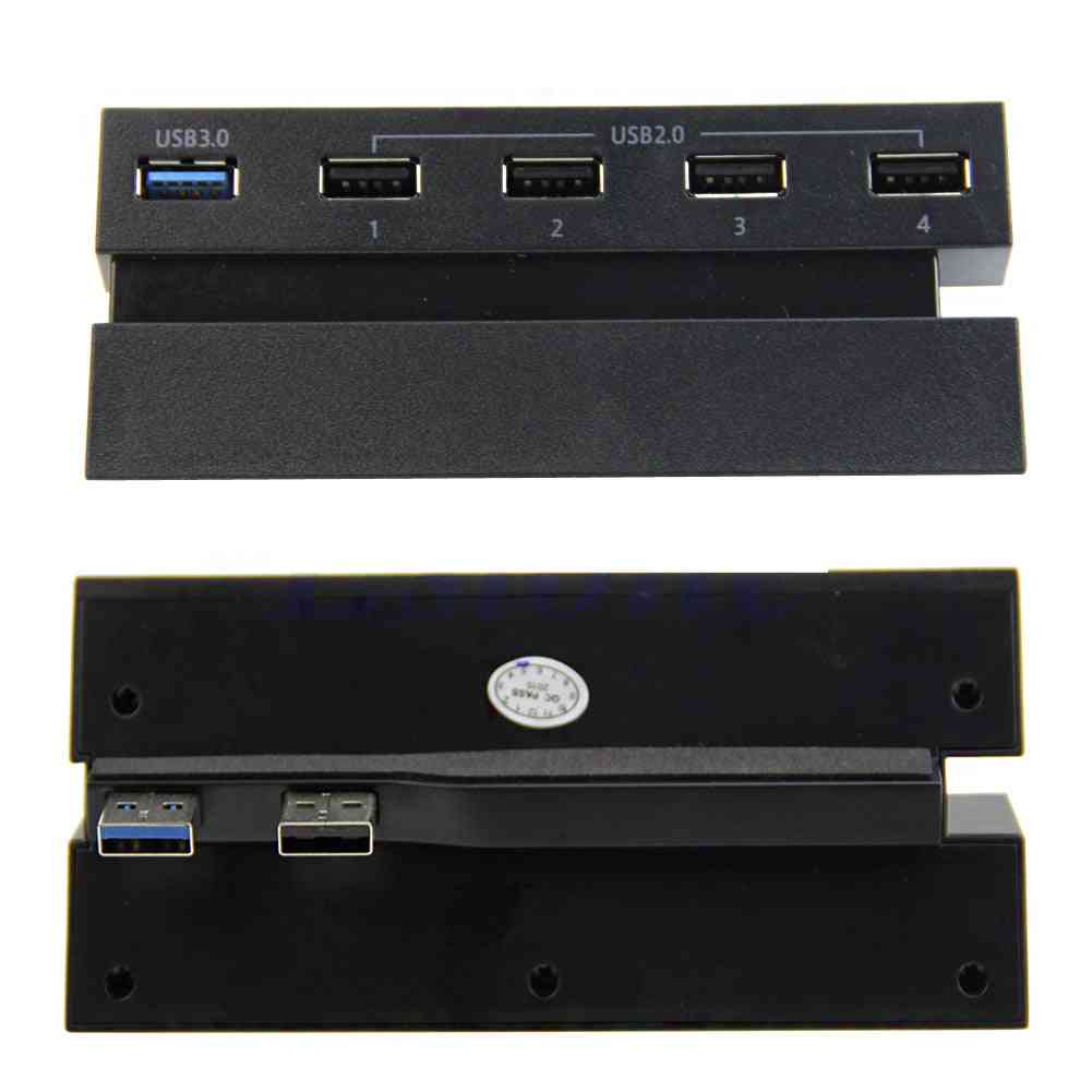 5 portů vysokorychlostní adaptér rozbočovače USB 3.0 / 2.0 pro PlayStation 4 / PS4 / Y3nd