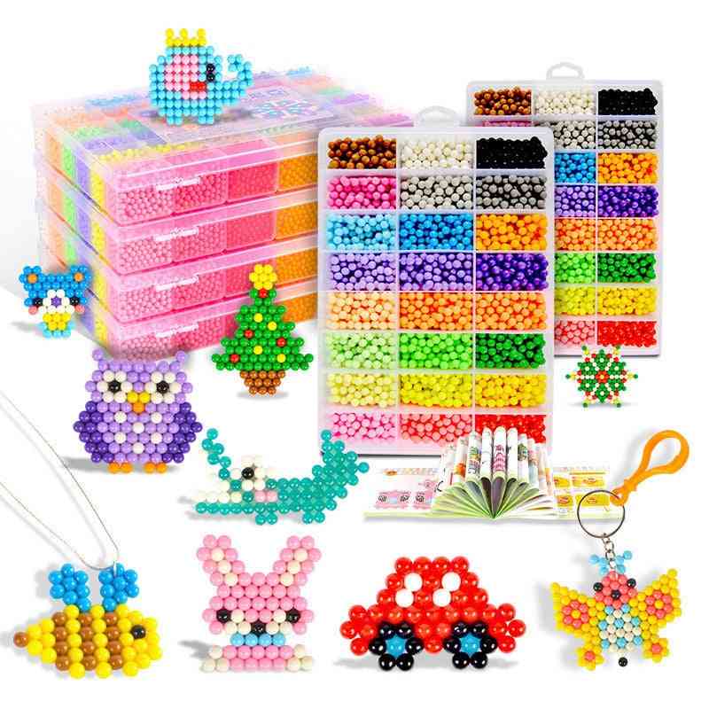 Animal Magic Beads Kit, Diy 3d Puzzle Educational For Children