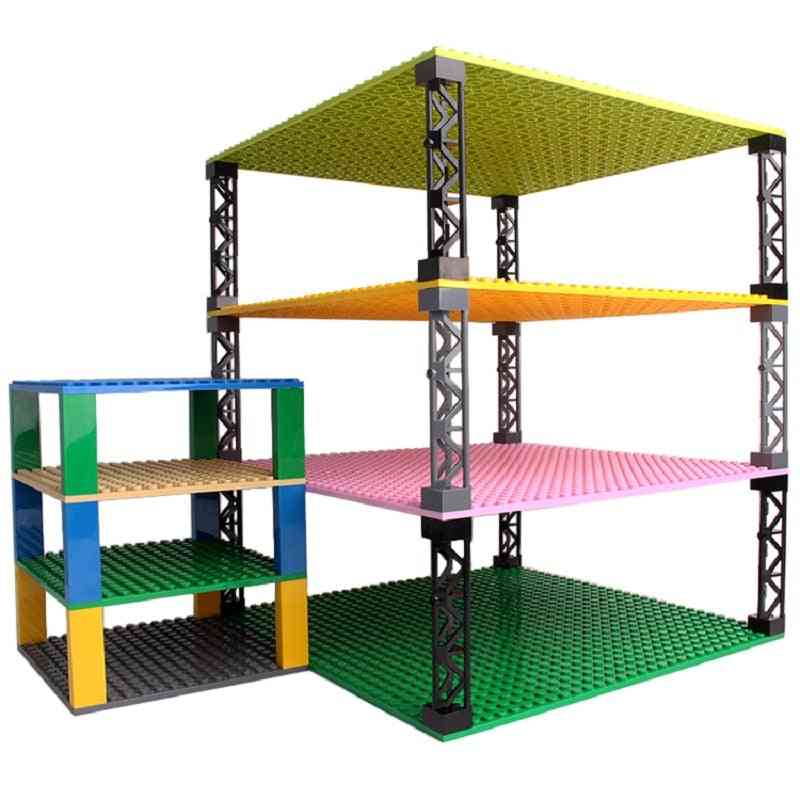 Double-sided Base Plastic Small Bricks-building Blocks Toy