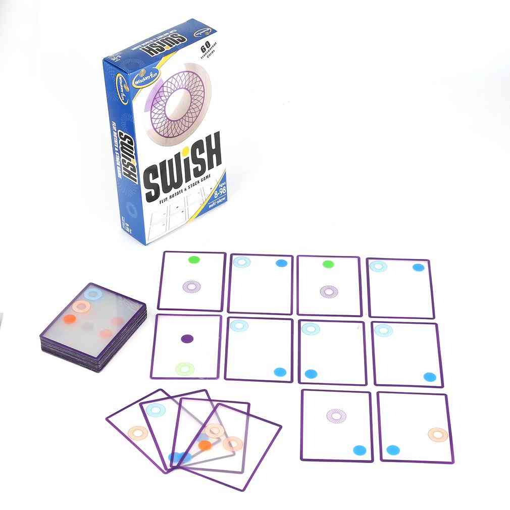 Fun Transparent Education Card Logic Game Swish For